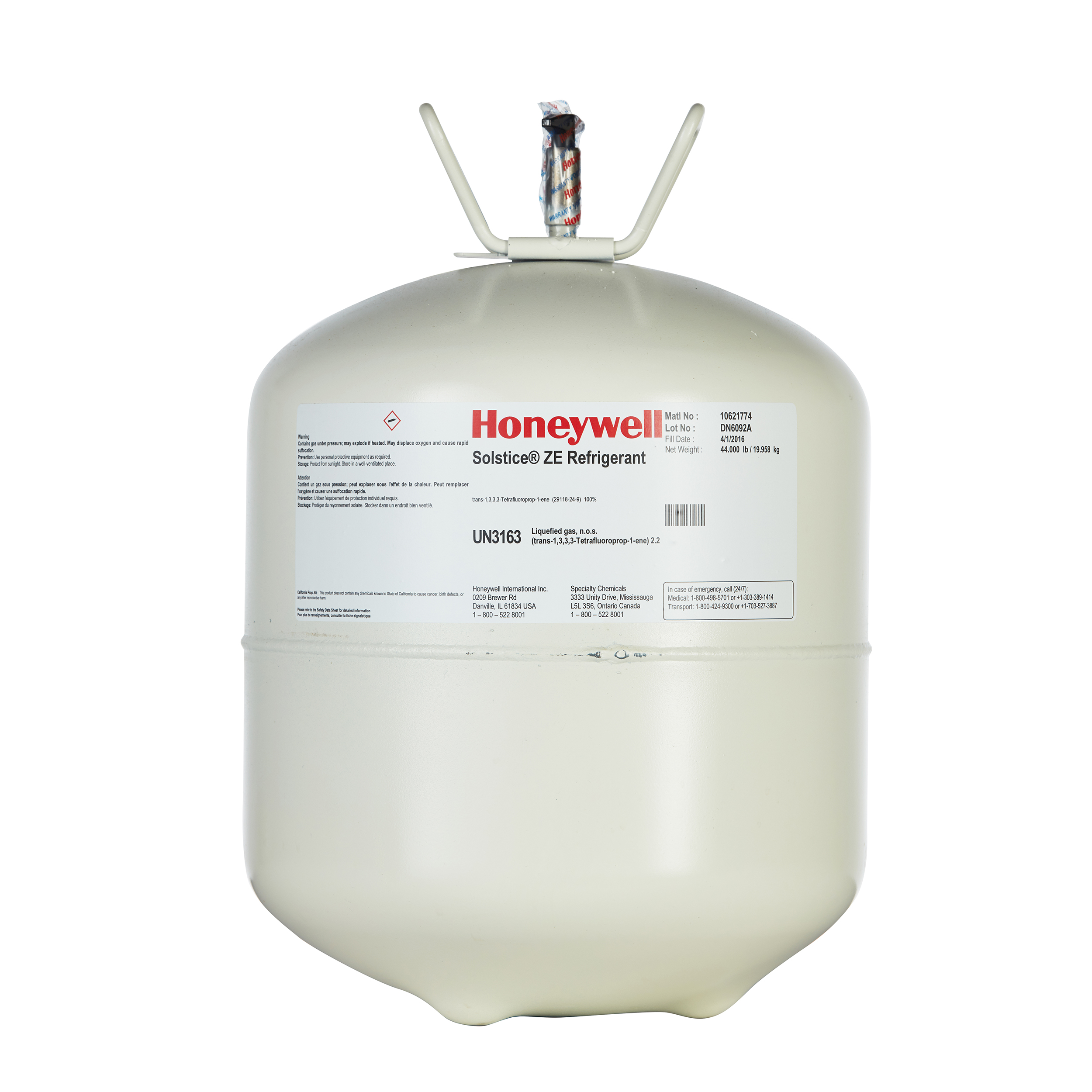 Honeywell R-1234ze制冷剂